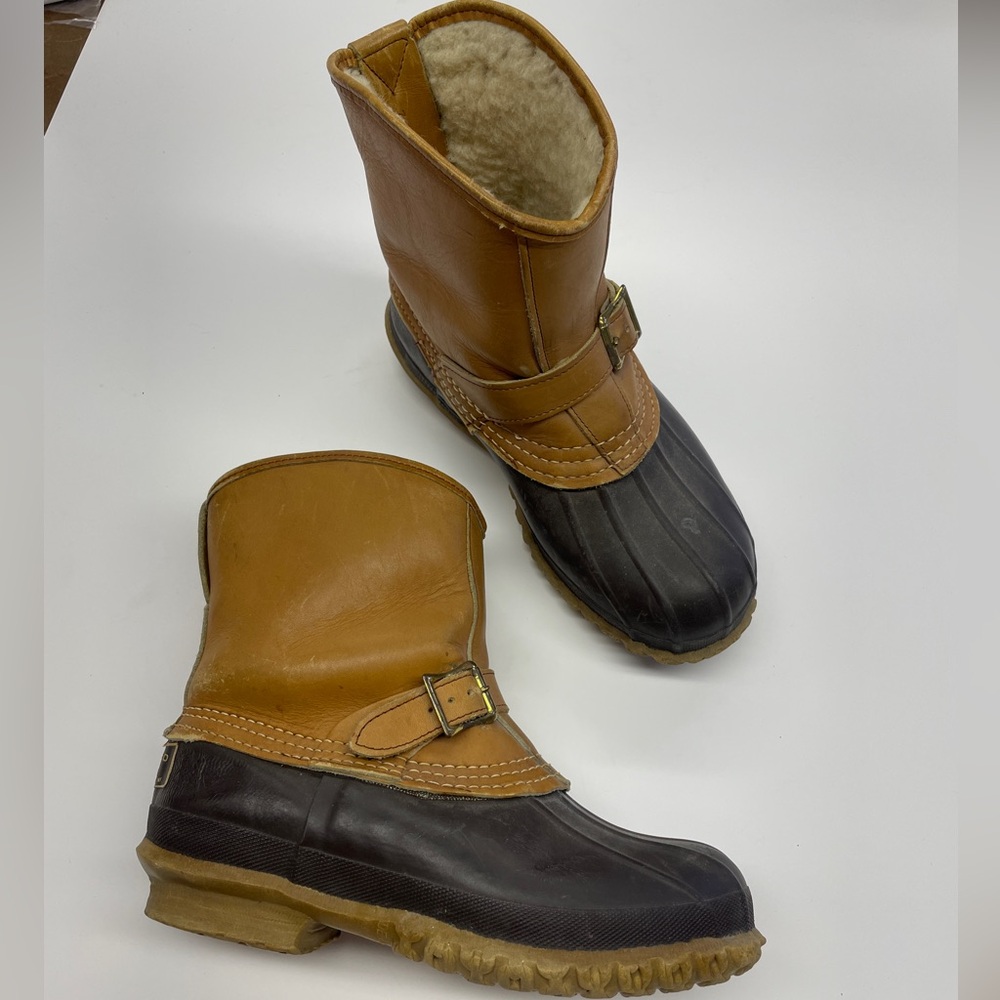 LL Bean vintage 1980s insulted hunting boot / early duck boot